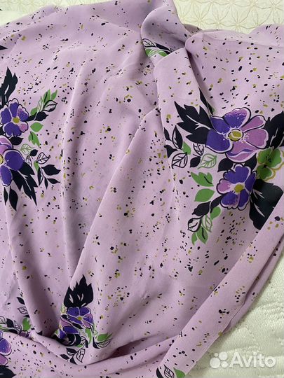 Ткань натуральный креп-шифон СССР