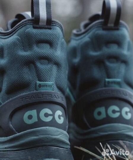 Ботинки Nike ACG air Zoom Gaiadome gore tex Green