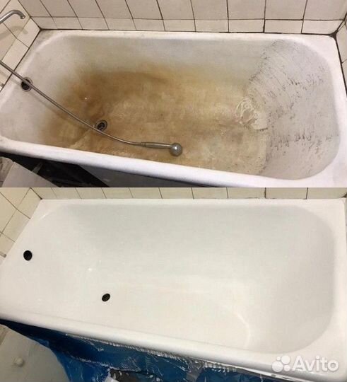 Реставрация ванн жидким акрилом