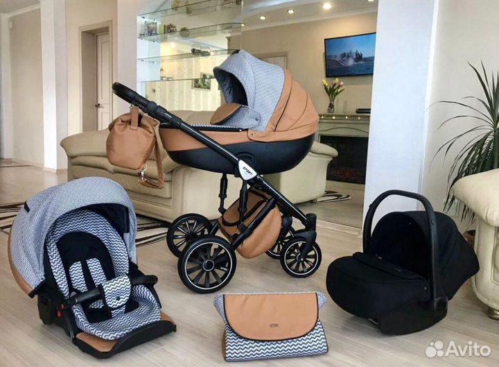 Коляска 3 в 1 Anex Sport