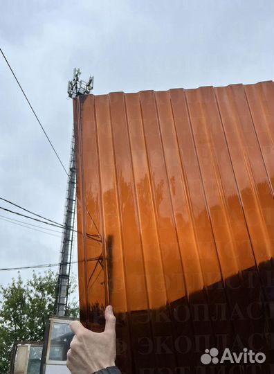 Профнастил пэт не гниет, заводской, пластмассовый
