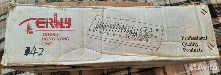 Световой пульт Terbly TC-168 DMX Pro Светомузыка