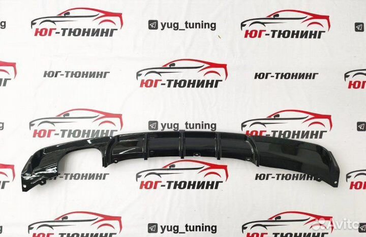 Задний диффузор BMW 3 series f30 M-Performance под