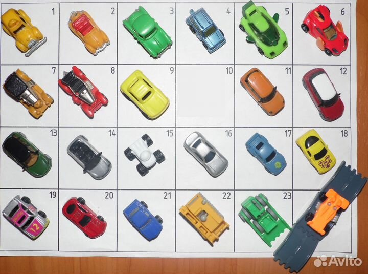 Киндеры из разных серий (машинки и т.д.) N 2