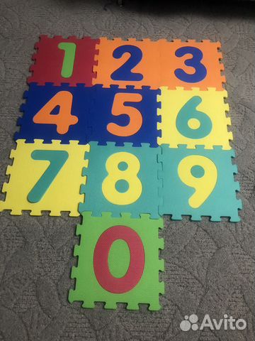 Детский коврик пазл