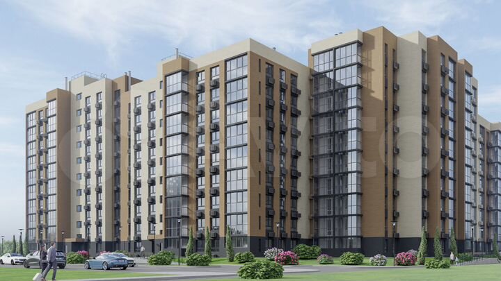 2-к. квартира, 86,4 м², 1/9 эт.