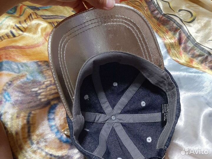 Кепка джинсовая