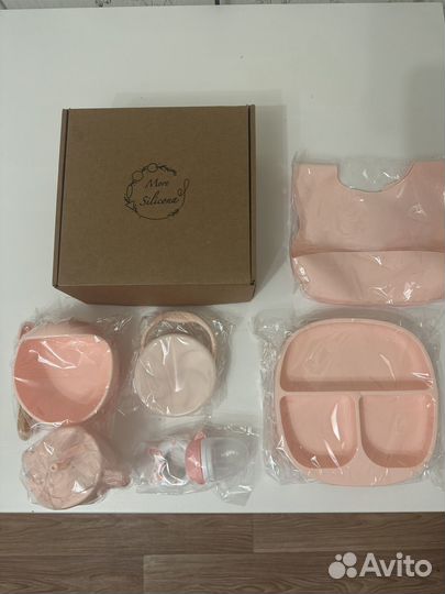 Силиконовая детская посуда