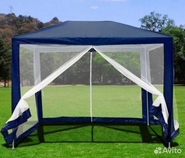 Садовый шатер С сеткой AFM-1061NB blue (2Х3)