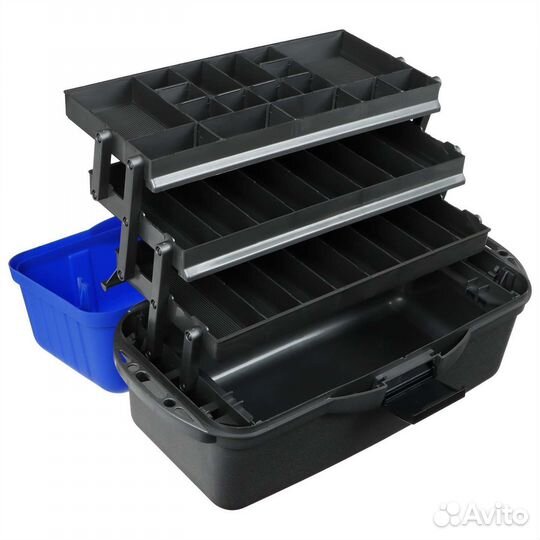 Ящик рыболовный yugana трёхполочный, синий