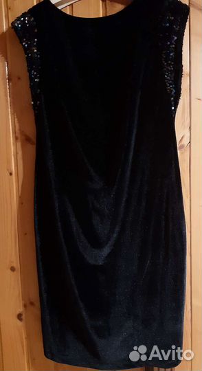 Вечернее платье 48 размер черное