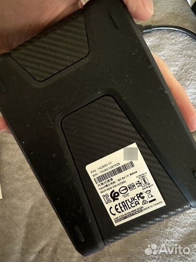 Внешний жесткий диск HDD A-Data 1Tb HD650 black