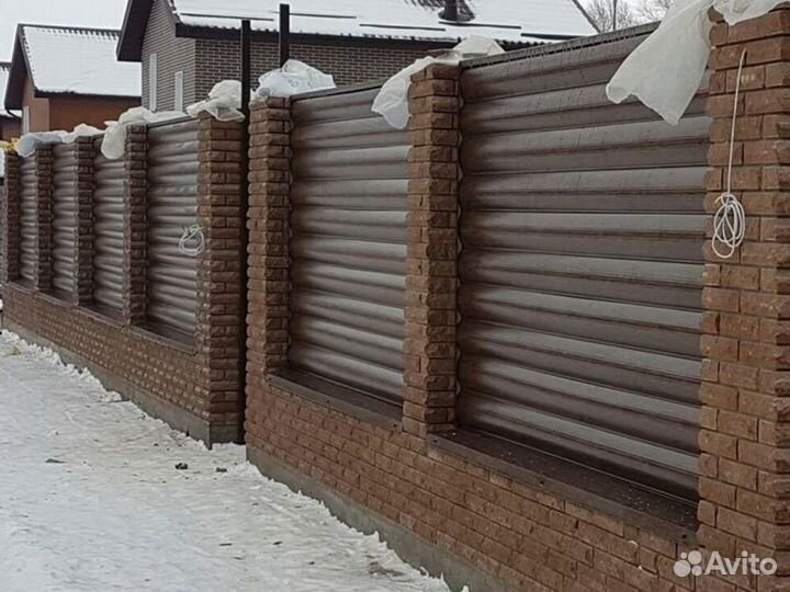 Забор жалюзи Милан