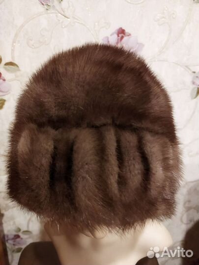 Шапка норковая женская