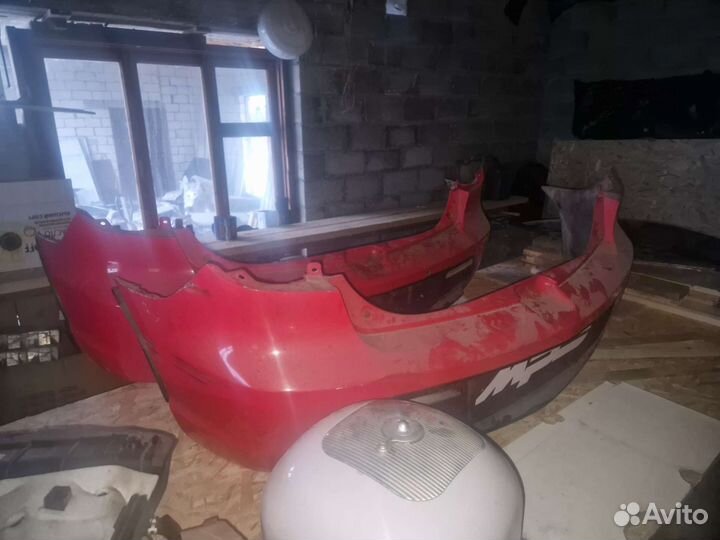 Задний бампер мазда 3 bk mps 2.3 turbo