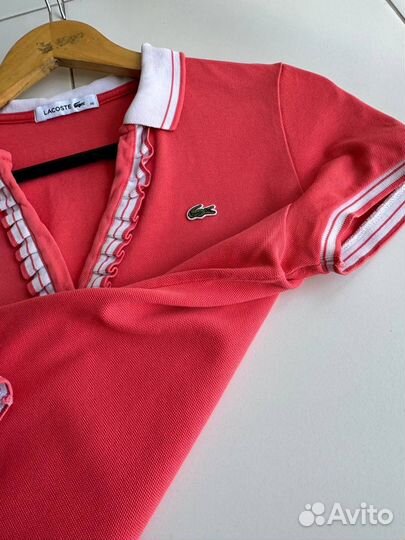 Lacoste polo женское S оригинал