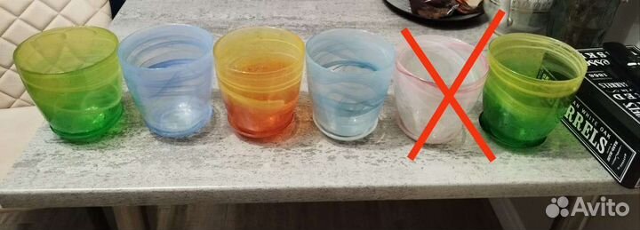 Горшки стеклянные для орхидей