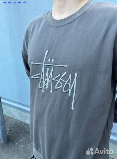 Stussy свитшот чёрный (Арт.84679)