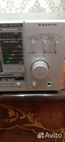 Кассетная дека sanyo