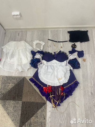 Косплей мейд Мона Uwowo