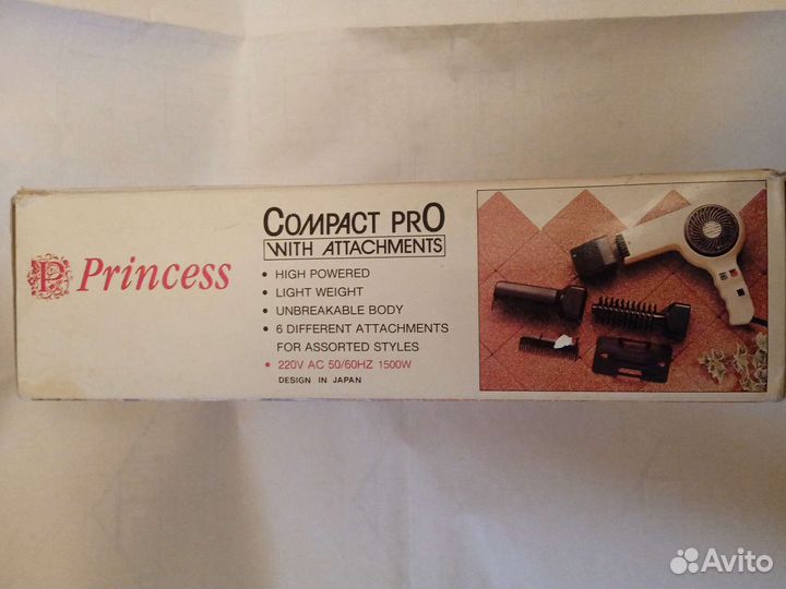 Фен для волос бу princess