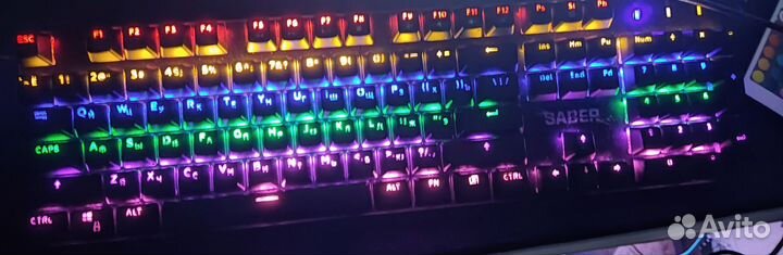 Игровая механическая клавиатура dexp saber