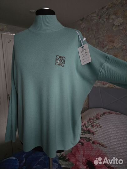 Свитер женский, в составе кашемир и шерсть