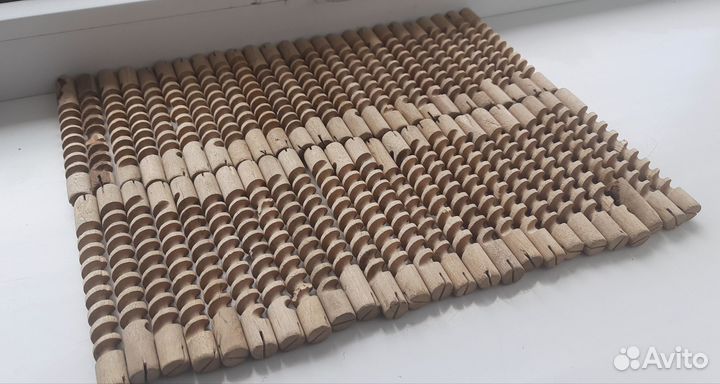 Бигуди спираль деревянные