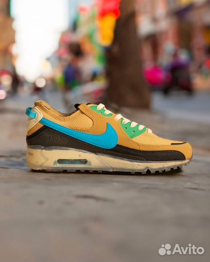Air Max Terrascape 90 Wheat Gold Blue Lightning