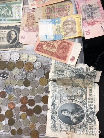 Коллекция монет разных стран и годов