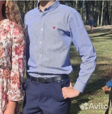 Рубашка на мальчика 13 лет