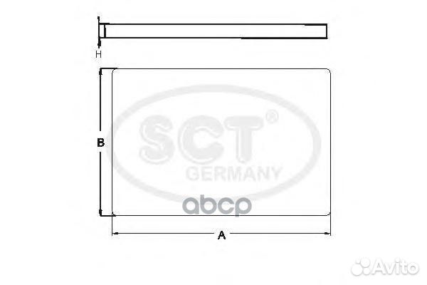 Фильтр салона SCT SAK-265 SAK265 SCT