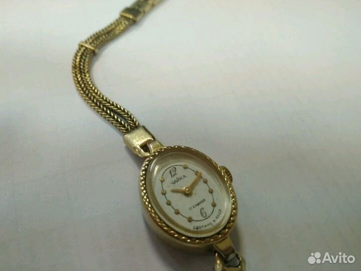 Женские часы чайка 17 камней СССР