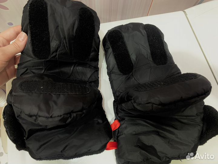 Муфта-варежки, краги на коляску