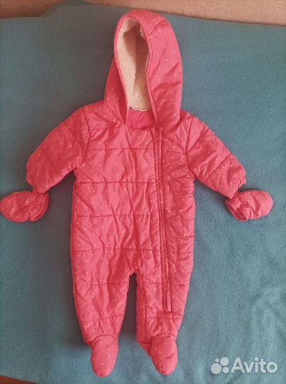 Комбинезоны детские утеплённые от 0 до 6 мес
