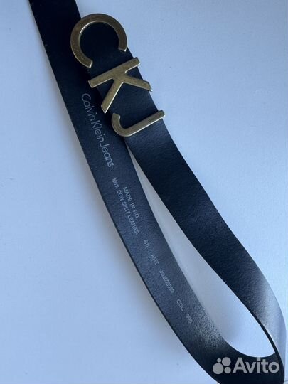 Кожаный ремень CK j