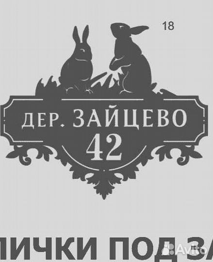 Адресные таблички