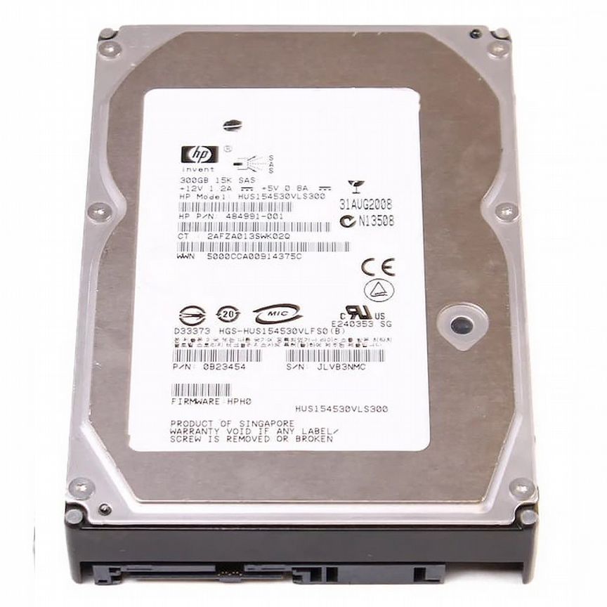 [484991-001] Жесткий Диск Hp 300gb Sas 3,5" Hdd 484991-001