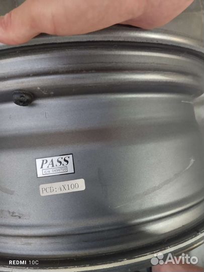 Литые диски r 16 4 100 бу