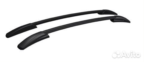 Рейлинги продольные на крышу Renault arkana черный