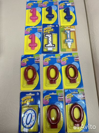 Свечи для торта / цифры для торта