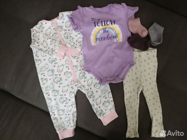 Брендовые вещи на девочку пакетом 80