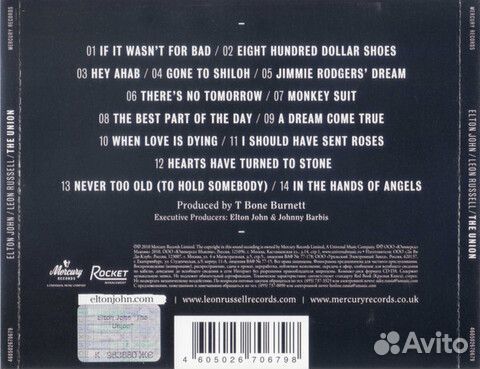 Elton John / Leon Russell / The Union (RU)(CD)