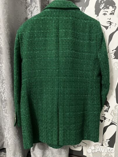 Твидовый пиджак zara