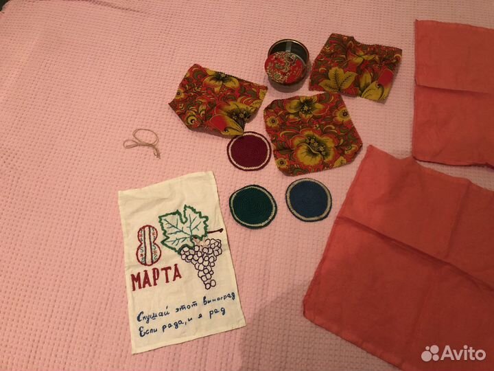 Салфетка с вышивкой