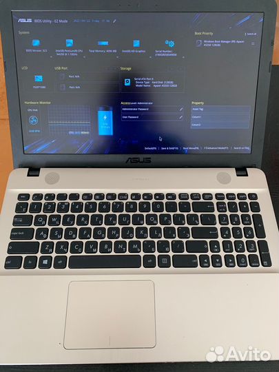 Продам ноутбук Asus X541N