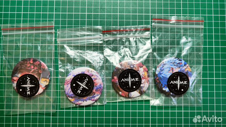 Закатные значки сердечки