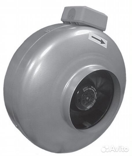 Круглый канальный вентилятор вкк 125