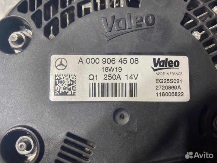 Генератор Mercedes E-Class W213 OM656 2.9 CDI 2018