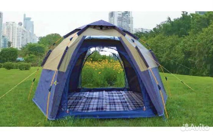 Палатка автом 4 мест (280х230х158) TravelTop 1907